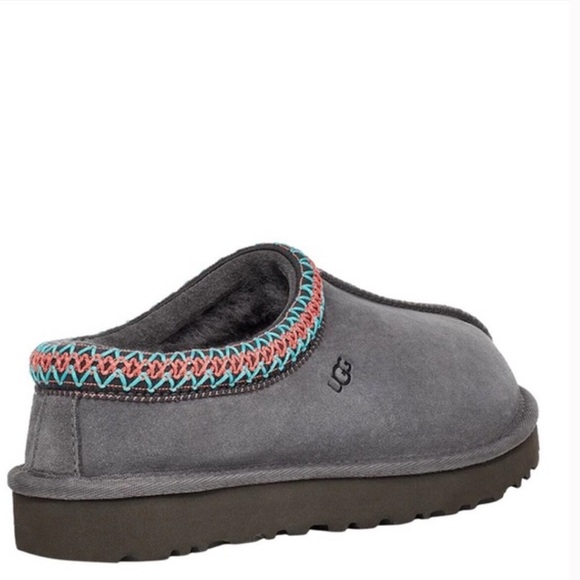 UGG Women's Tasman Slipper in Dark Grey Suede - Picture 3 of 5
